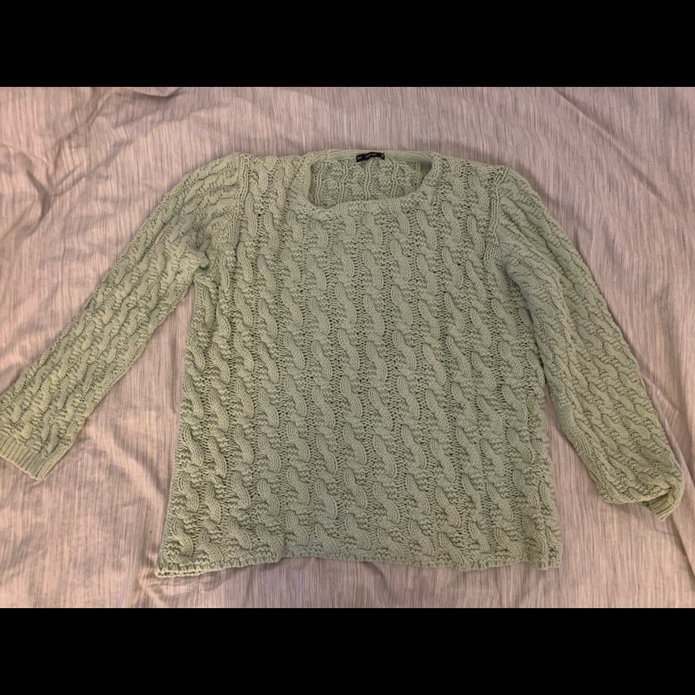 Zara Mint Green Sweater